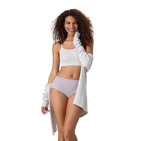 Hanes Ultimate® 6+1 Bonus Pack Breathable Cotton Brief Panties Underwear 40H7CC
