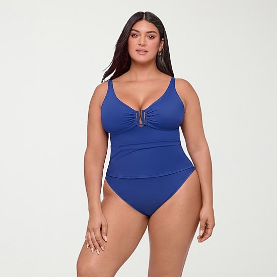 S3 Swim Womens Animal Tankini Swimsuit Top