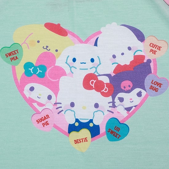 Little & Big Kid Girls Hello Kitty Crew Neck Short Sleeve 3-pc. Pajama Set