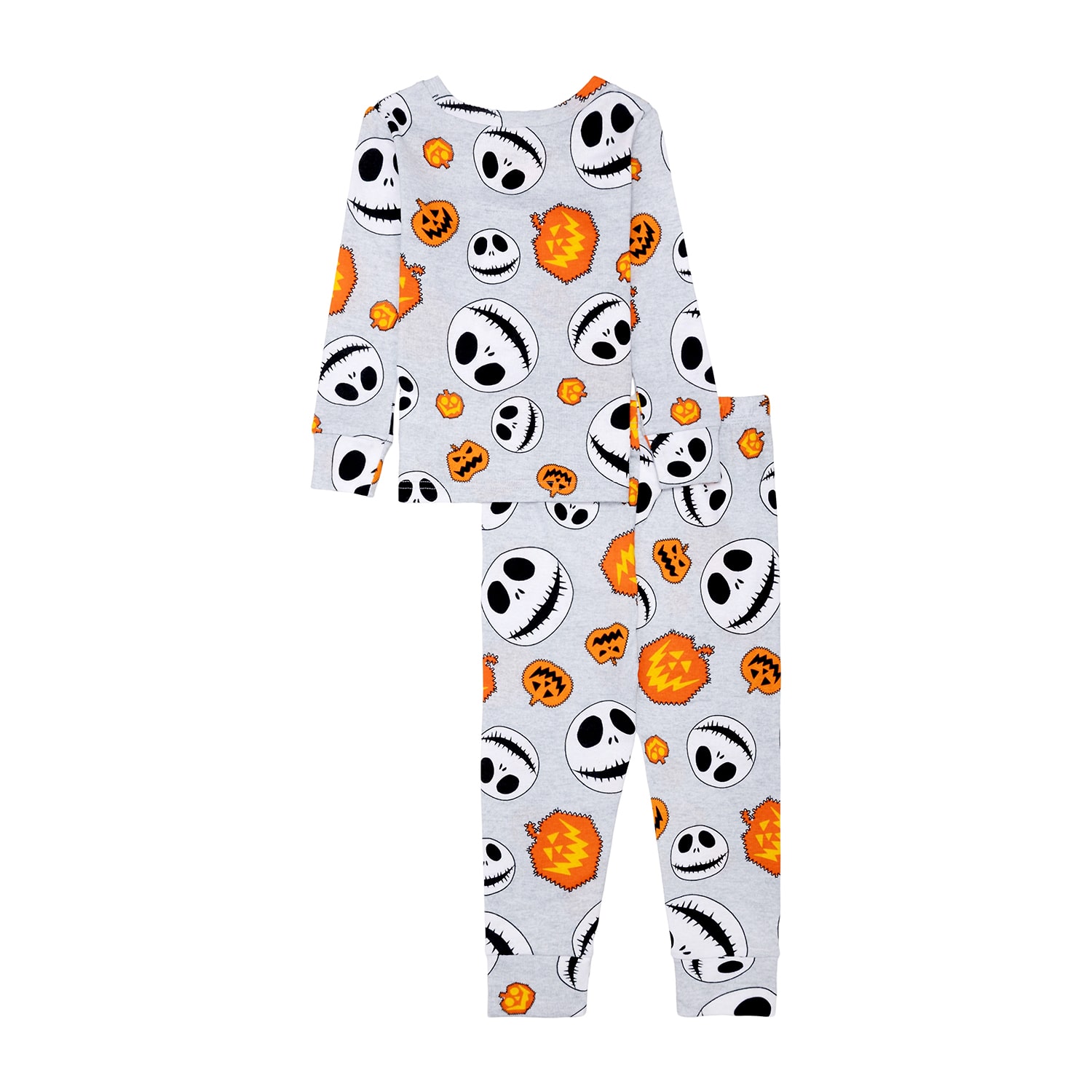 Disney Collection Toddler Boys Nightmare Before Christmas Crew Neck Long Sleeve 2-pc. Pajama Set