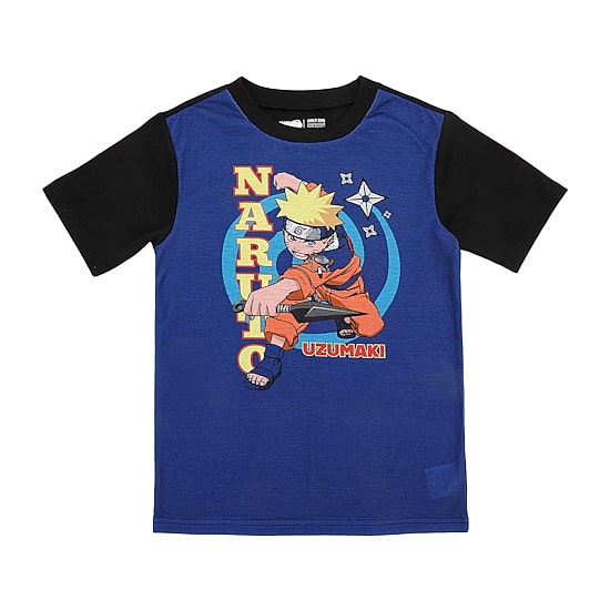 Little & Big Kid Boys Naruto Crew Neck Short Sleeve 4-pc. Pajama Set