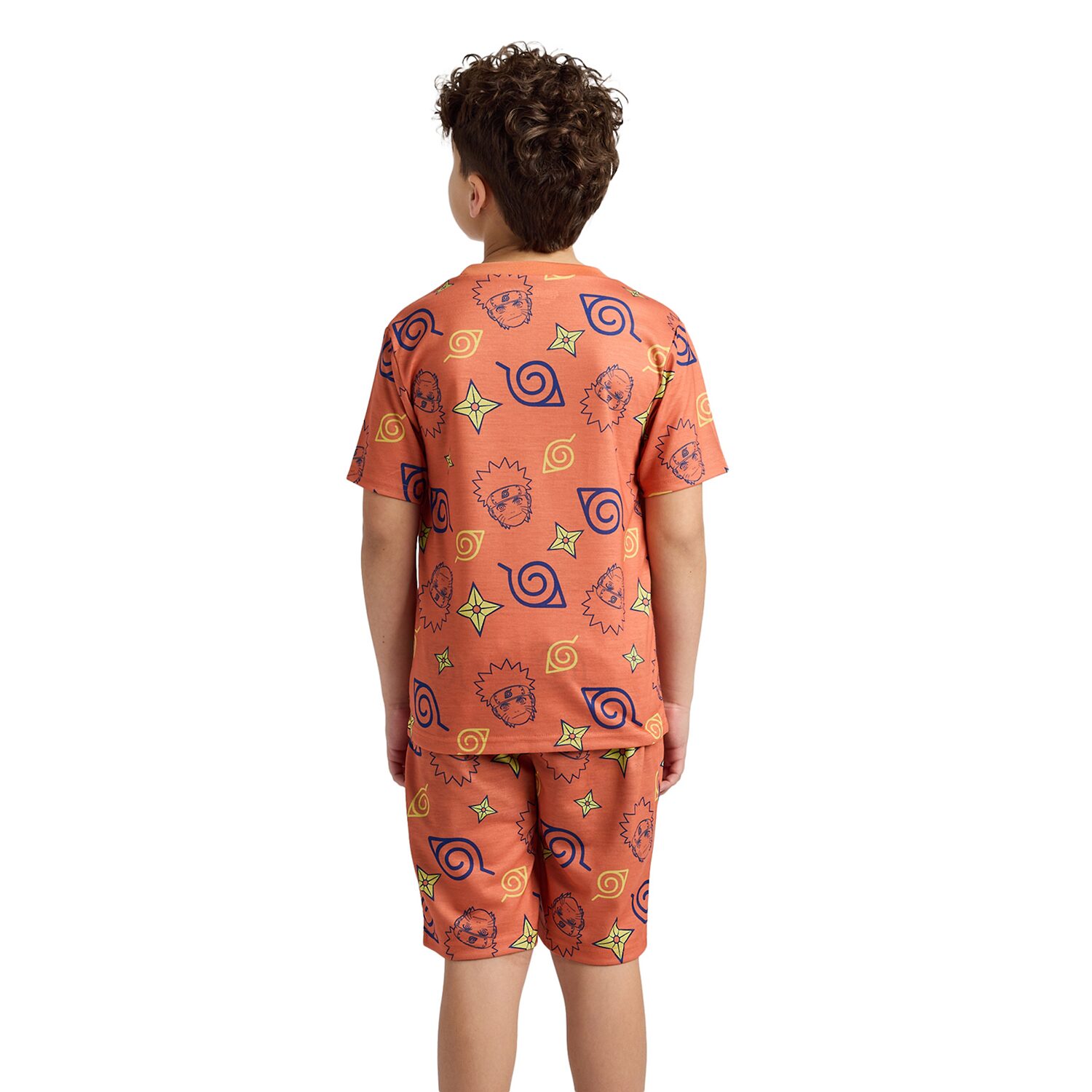 Little & Big Kid Boys Naruto Crew Neck Short Sleeve 4-pc. Pajama Set