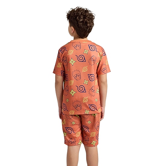Little & Big Kid Boys Naruto Crew Neck Short Sleeve 4-pc. Pajama Set