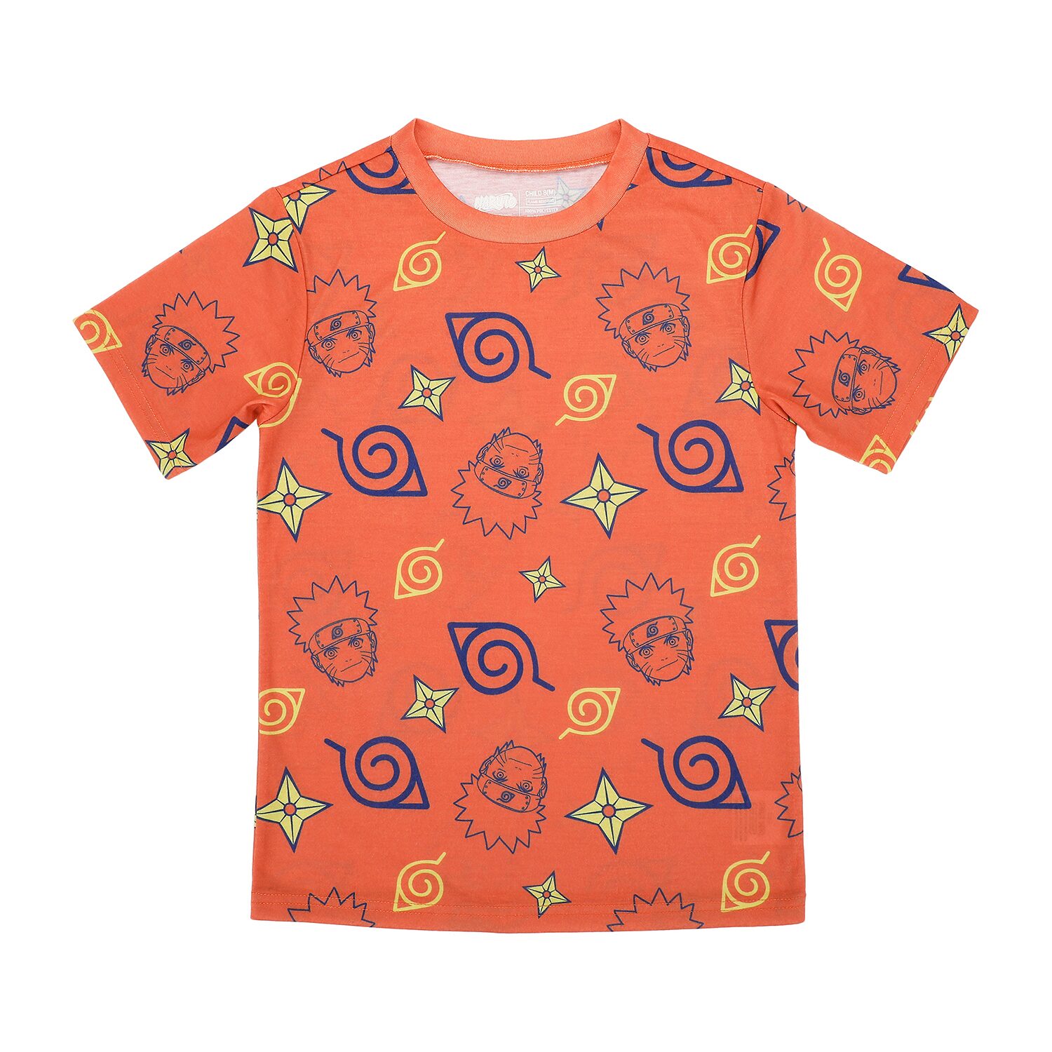 Little & Big Kid Boys Naruto Crew Neck Short Sleeve 4-pc. Pajama Set