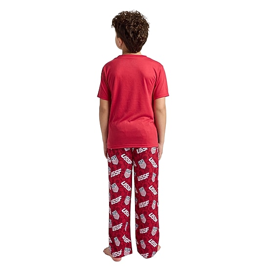 Little & Big Kid Boys Crew Neck Short Sleeve 3-pc. Pajama Set