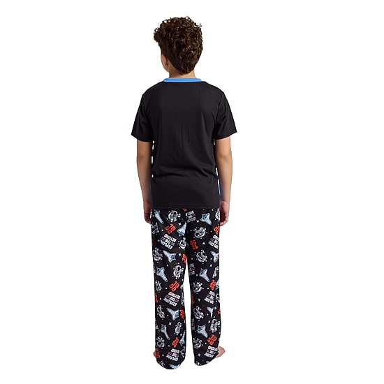 Little & Big Kid Boys NASA Crew Neck Short Sleeve 2-pc. Pajama Set