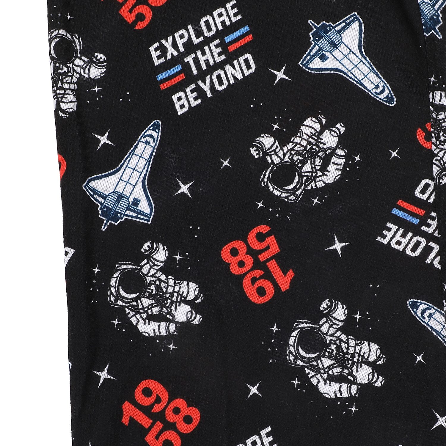 Little & Big Kid Boys NASA Crew Neck Short Sleeve 2-pc. Pajama Set