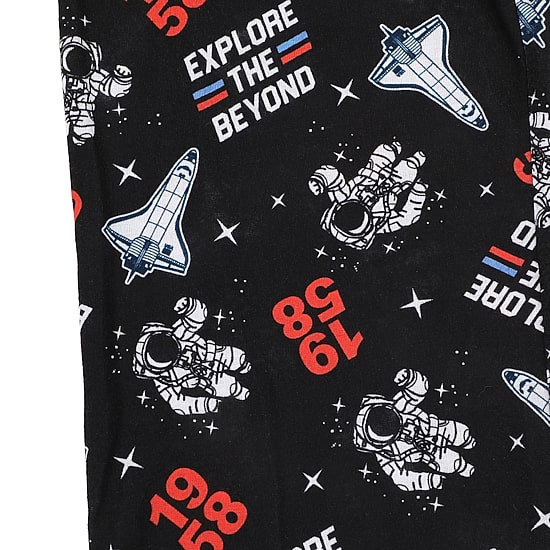 Little & Big Kid Boys NASA Crew Neck Short Sleeve 2-pc. Pajama Set