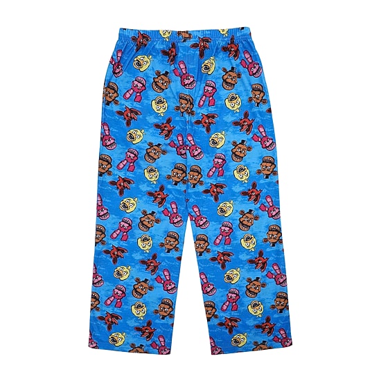 Little & Big Kid Boys Five Nights at Freddys Crew Neck Short Sleeve 2-pc. Pajama Set