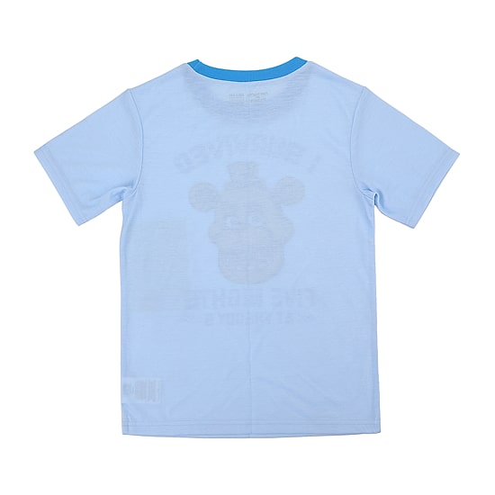 Little & Big Kid Boys Five Nights at Freddys Crew Neck Short Sleeve 2-pc. Pajama Set