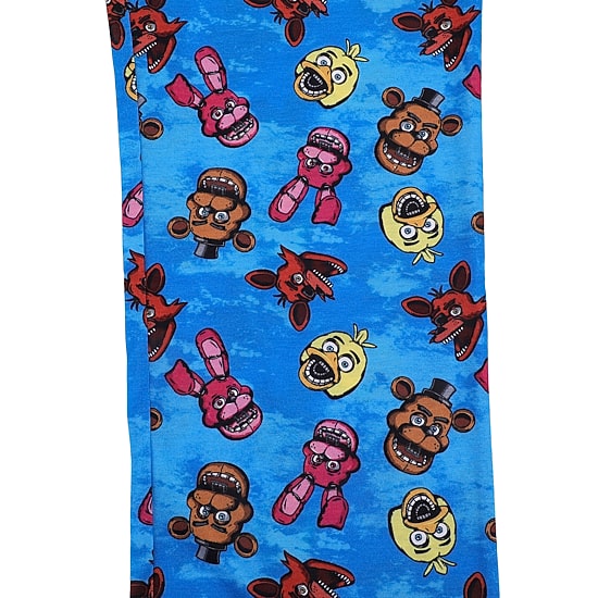Little & Big Kid Boys Five Nights at Freddys Crew Neck Short Sleeve 2-pc. Pajama Set