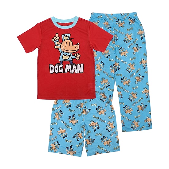 Little & Big Kid Boys Crew Neck Short Sleeve 3-pc. Pajama Set