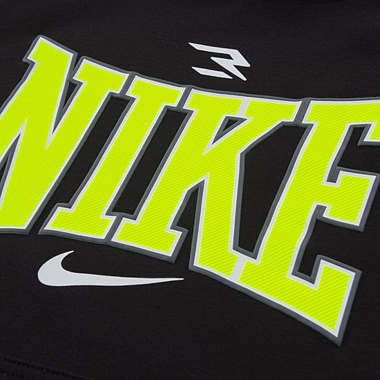Nike 3BRAND by Russell Wilson Big Kid Boys Long Sleeve Fleece Active Hoodie