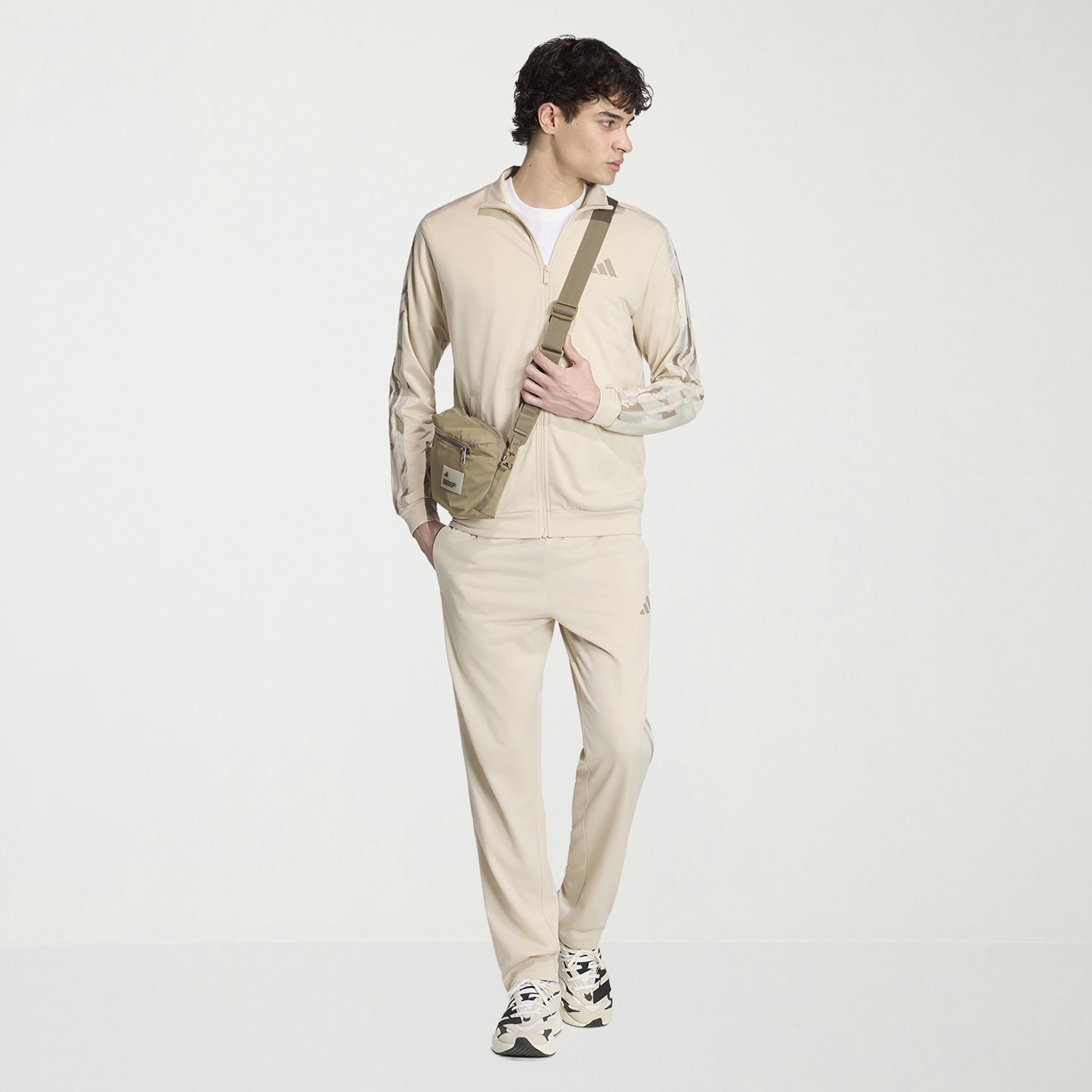 adidas Essentials Tricot Mens Lightweight Track Jacket