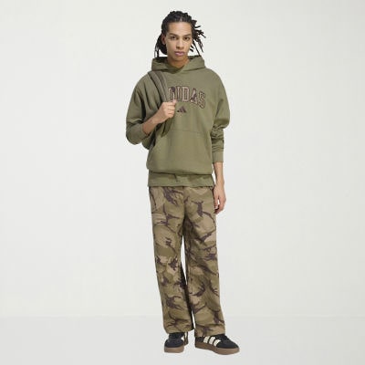 adidas Mens Wide Leg Regular Fit Track Pant