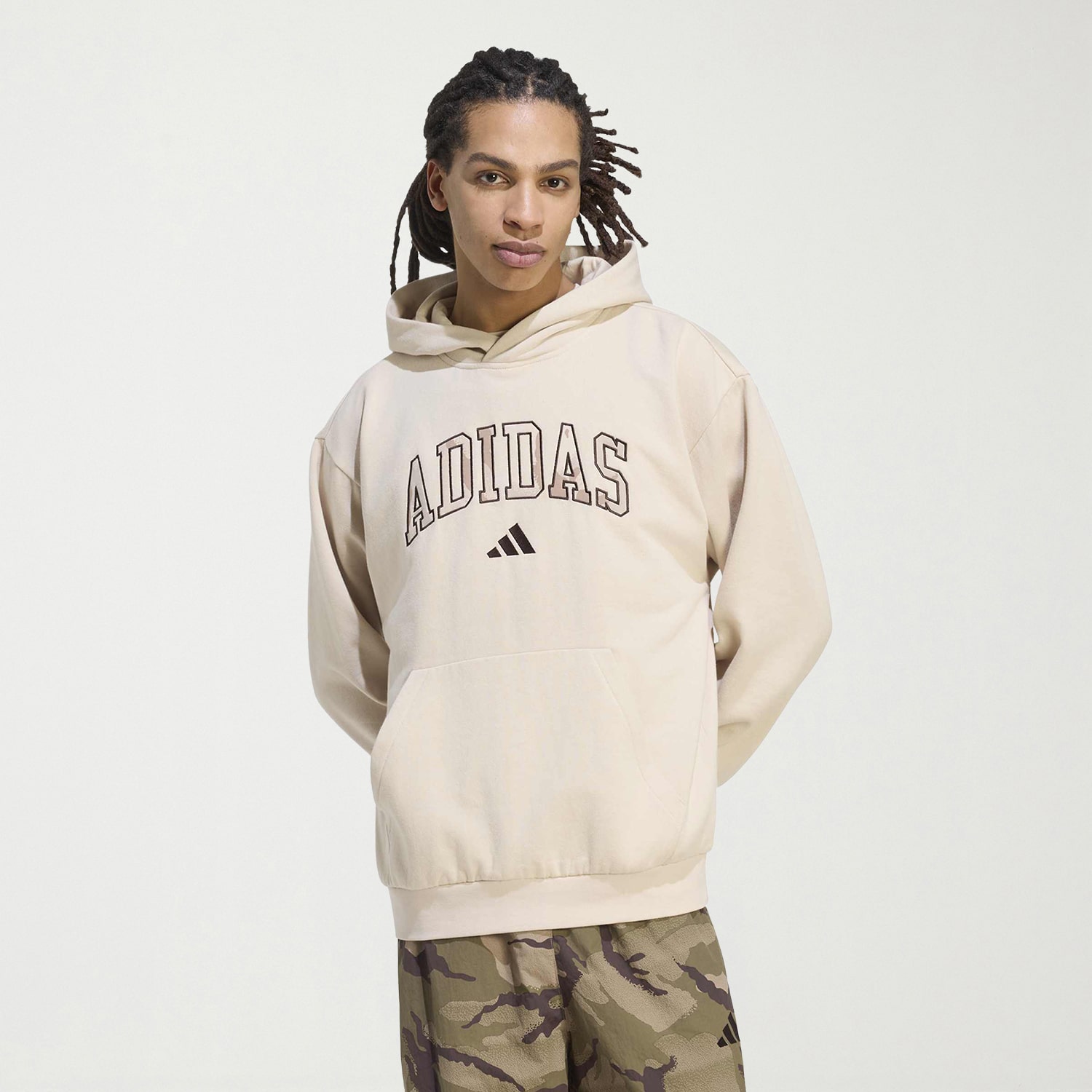adidas Mens Long Sleeve Fleece Active Big and Tall Hoodie
