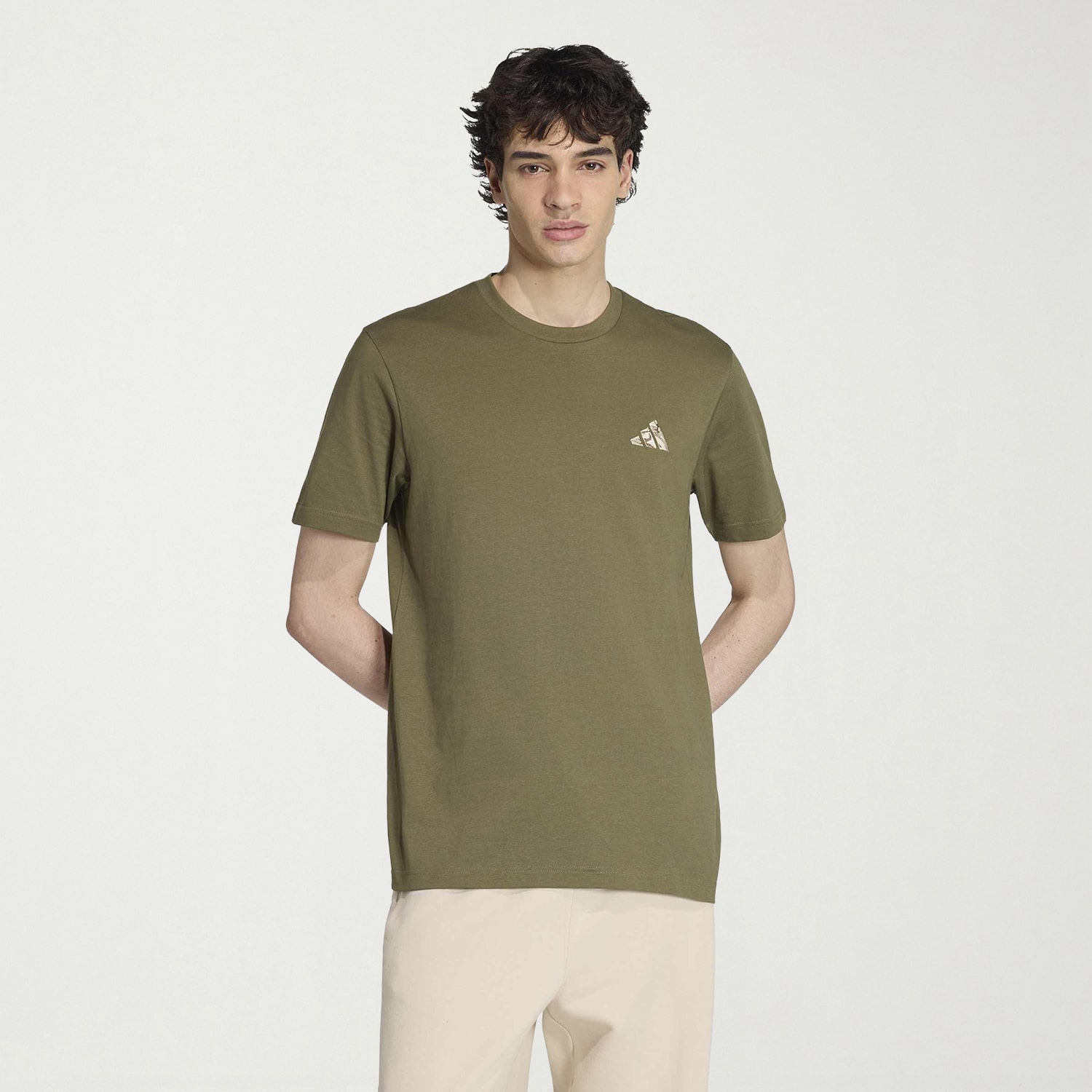 adidas Mens Crew Neck Short Sleeve Regular Fit Big and Tall Graphic T-Shirt
