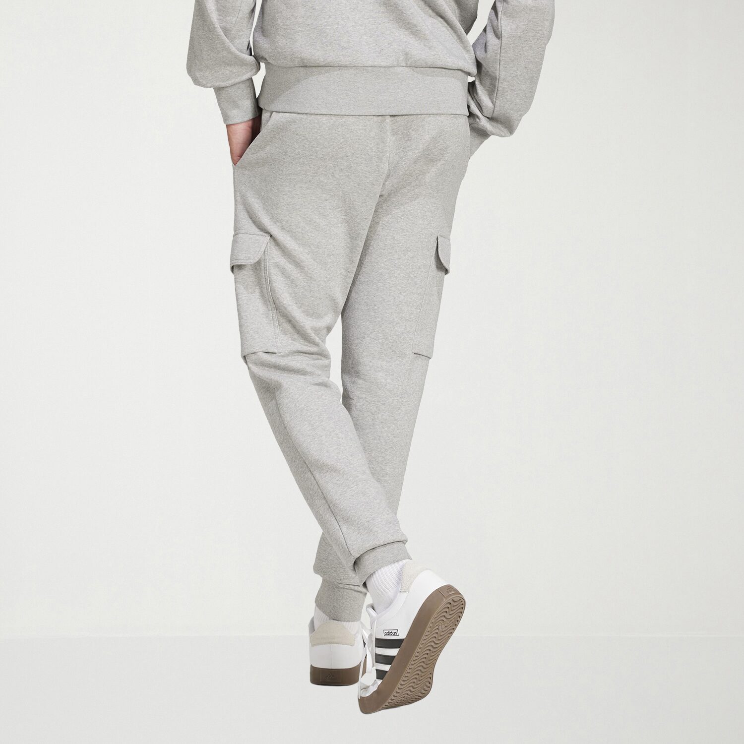 adidas Feel Cozy Mens Straight Mid Rise Regular Fit Big and Tall Fleece Active Jogger Pant