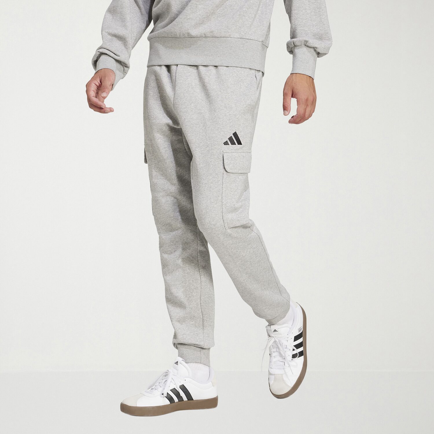 adidas Feel Cozy Mens Straight Mid Rise Regular Fit Big and Tall Fleece Active Jogger Pant