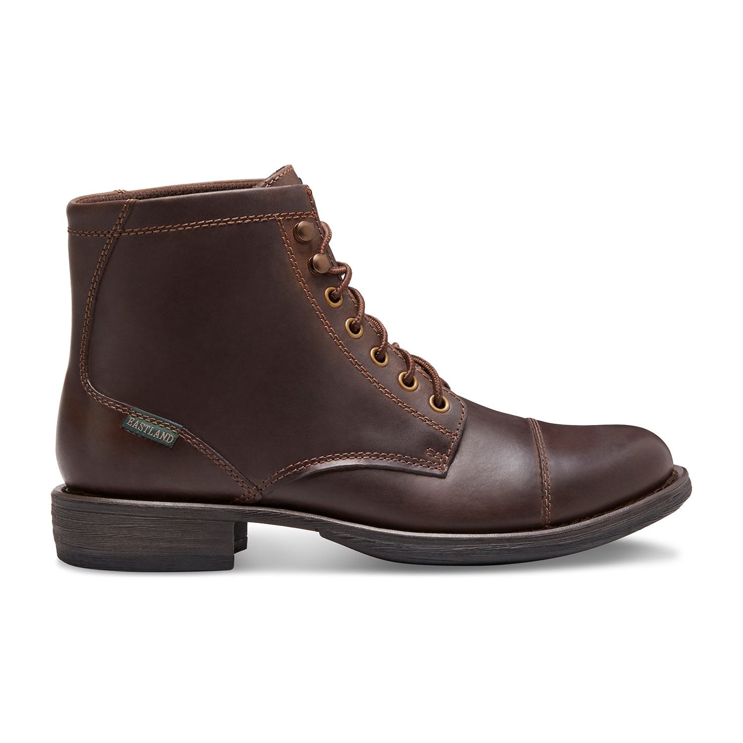 Eastland Mens High Fidelity Block Heel Lace Up Boots