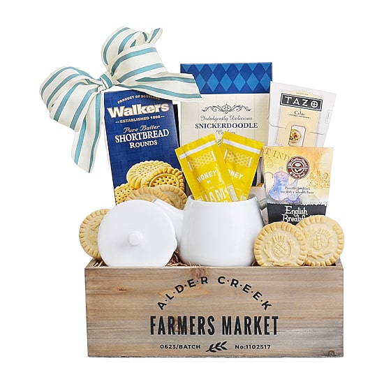 Alder Creek Garden Tea Tray Food Set
