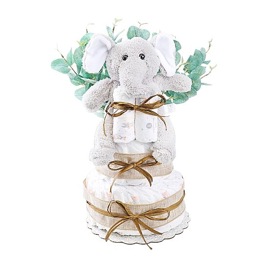 Alder Creek Wild About Baby Two Tier Diaper Cake