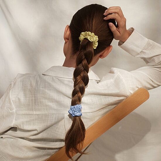 Kitsch Ruched Satin Scrunchies- 5pc