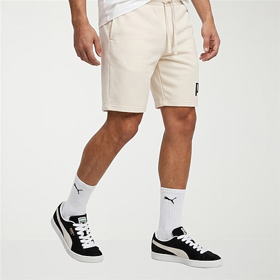 PUMA Mens 10" Adjustable Waist Drawstring Waist Workout Shorts