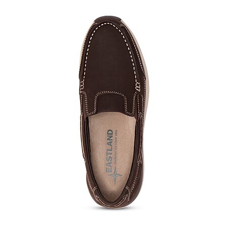 Andrea Men Leather Loafer, Color: Brown - JCPenney display picture 1