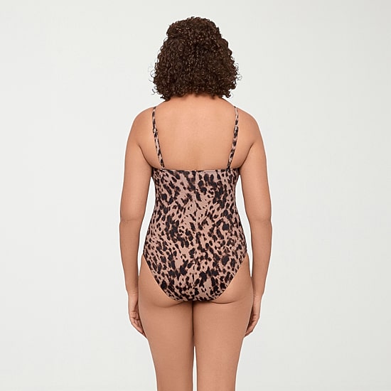 S3 Swim Womens Animal Moderate Coverage One Piece Swimsuit