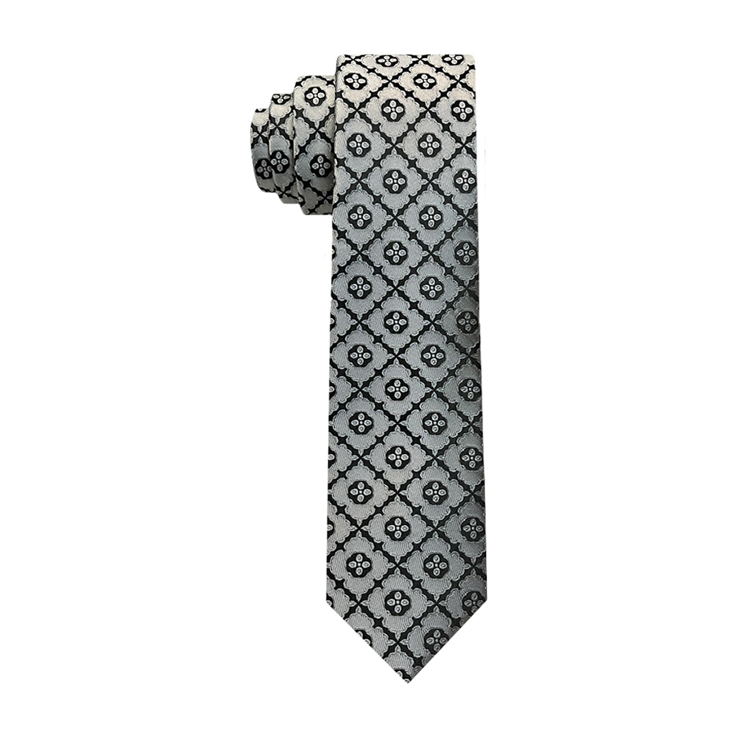 J. Ferrar Geo Spinner Geometric Tie