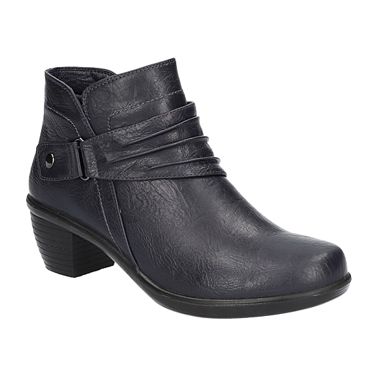 Easy Street Womens Damita Block Heel Booties