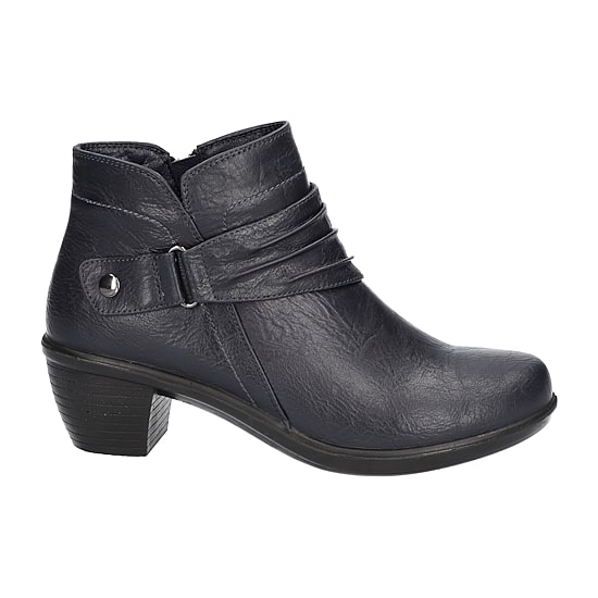 Easy Street Womens Damita Block Heel Booties