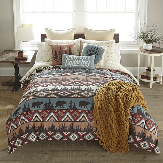 Your Lifestyle By Donna Sharp Bear Totem 3-pc. Comforter Set