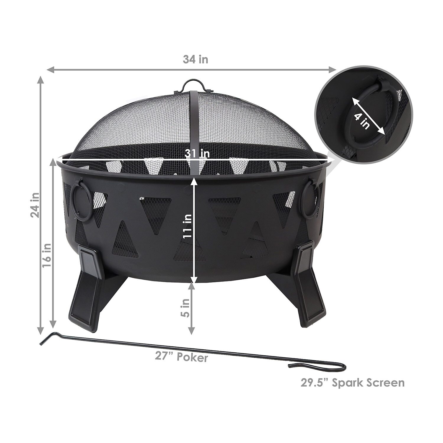 Weather Resistant Fire Pit