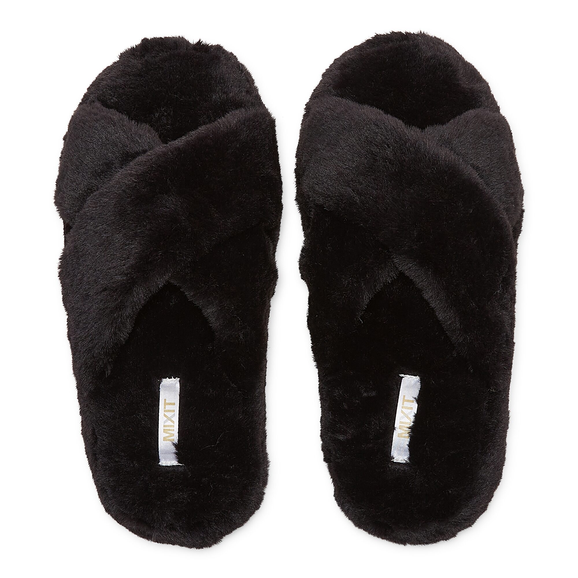 Mixit Criss Cross Womens Slip-On Slippers