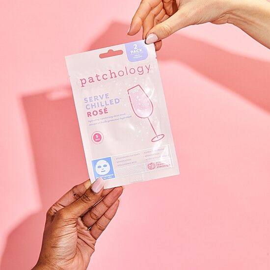 Patchology Serve Chilled Rose Sheet Mask- 2 Pack