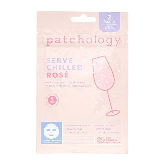 Patchology Serve Chilled Rose Sheet Mask- 2 Pack