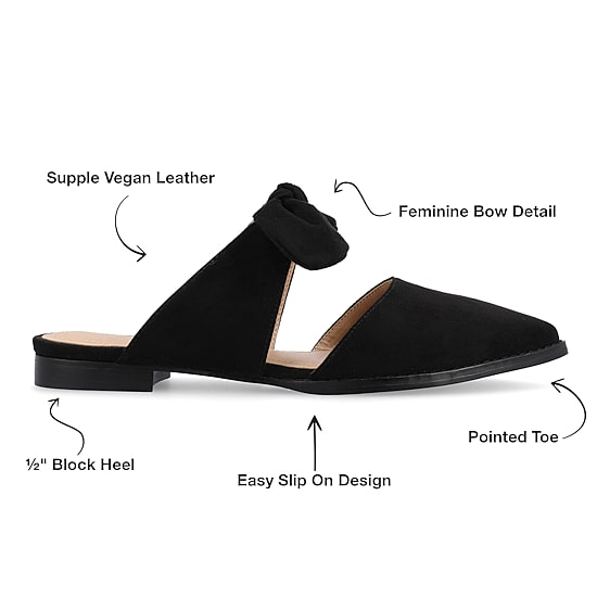 Journee Collection Telulah Womens Pointed Slip-On Shoe