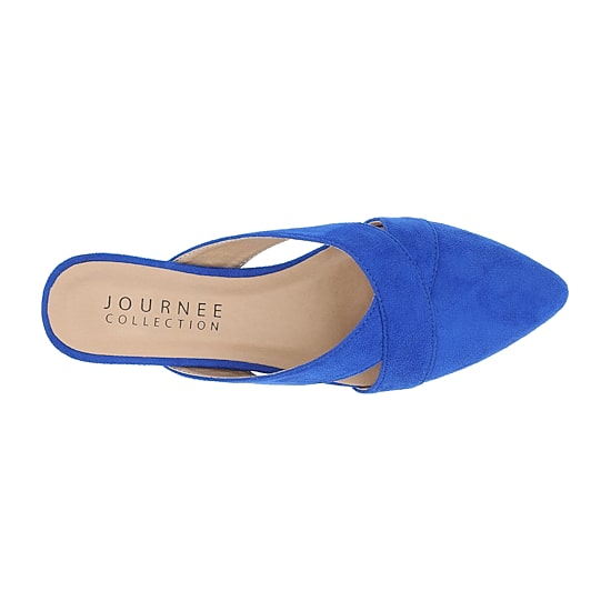 Journee Collection Giada Womens Round Closed Toe Mules