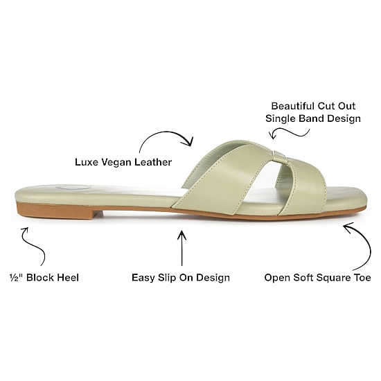 Journee Collection Womens Taleesa Flat Sandals