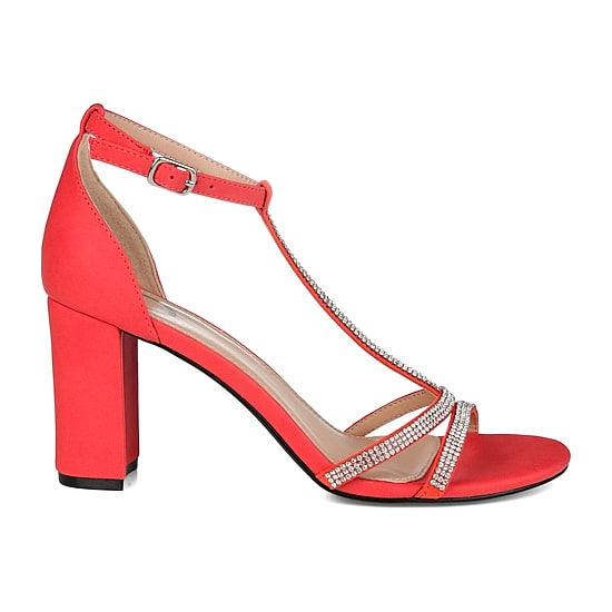 Journee Collection Womens Denali Heeled Sandals