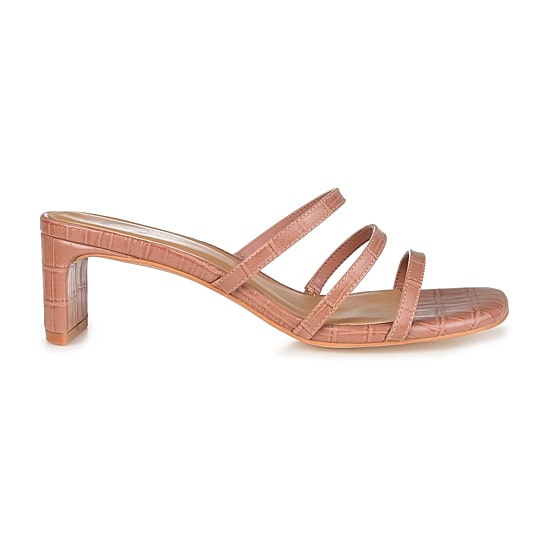 Journee Collection Hariett Womens Round Open Toe Block Heel Pumps