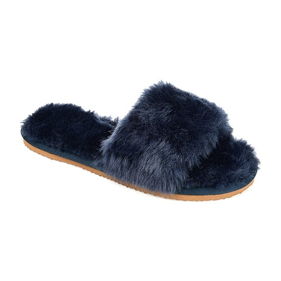 Journee Collection Dawn Womens Slip-On Slippers