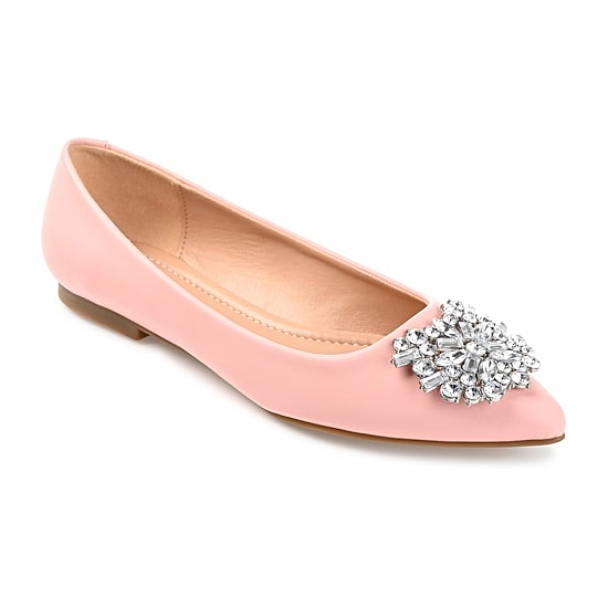 Journee Collection Renzo Womens Pointed Closed Toe Ballet Flats