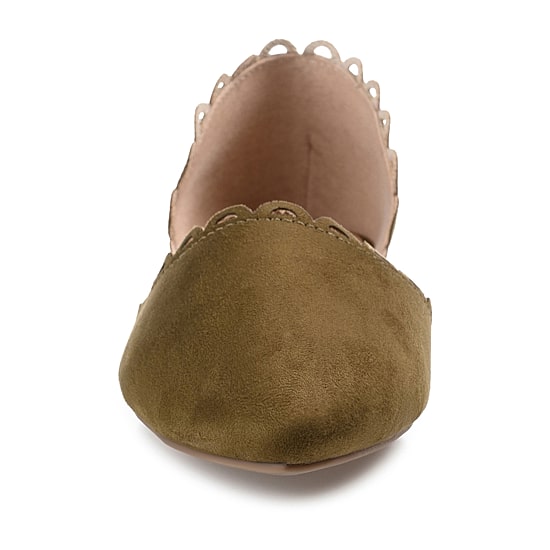 Journee Collection Womens Jezlin Slip-on Pointed Toe Ballet Flats