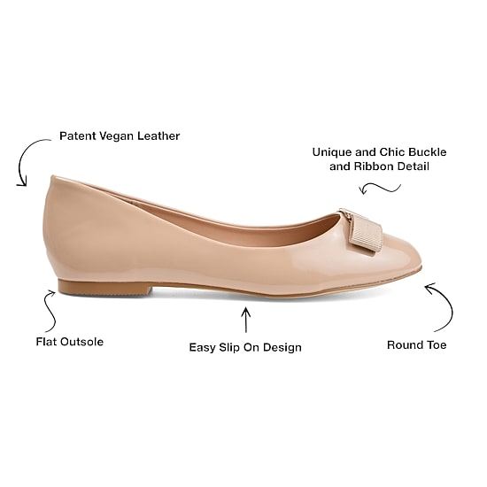 Journee Collection Womens Kim Ballet Flats
