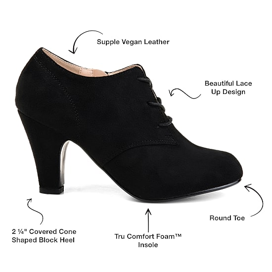 Journee Collection Womens Leona Cone Heel Booties