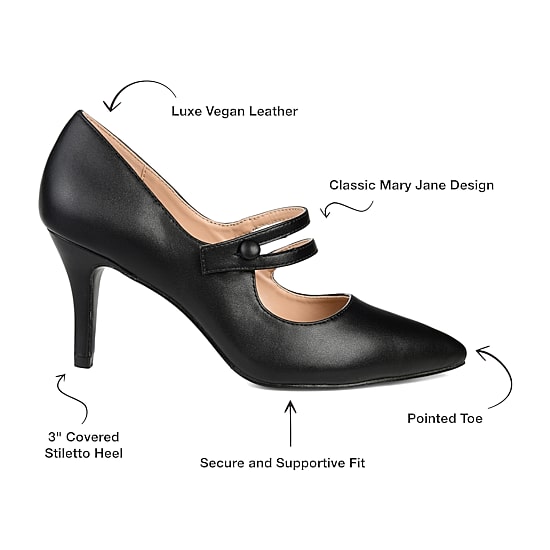 Journee Collection Sidney Womens Pointed Closed Toe Stiletto Heel Pumps
