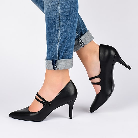 Journee Collection Sidney Womens Pointed Closed Toe Stiletto Heel Pumps